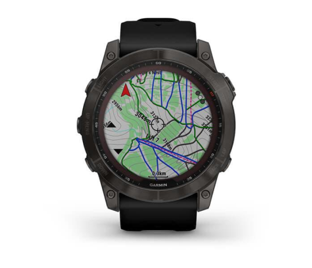 Garmin SMARTWATCH GARMIN Fenix 7X Sapphire Solar Tytanowo-Szary # - 1466435 - zdjęcie 4